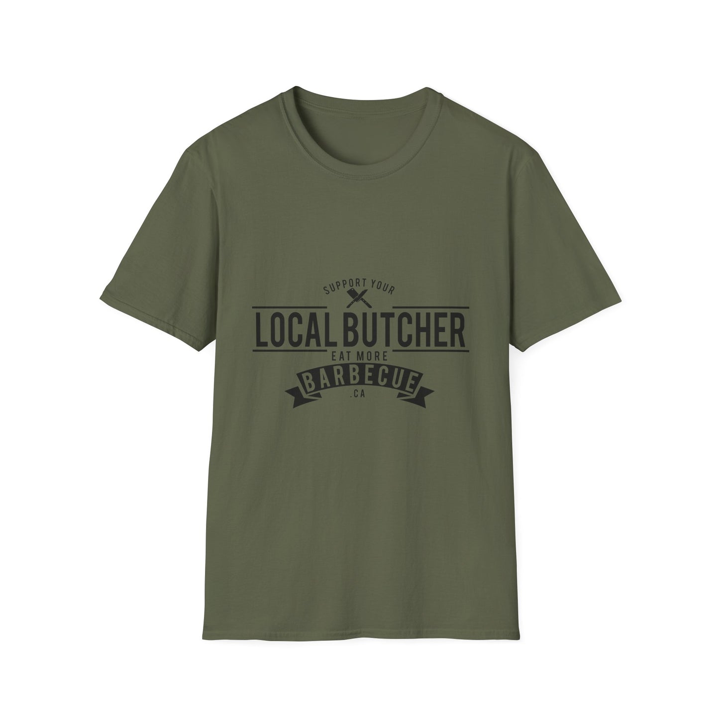 Support Your Local Butcher Unisex Softstyle T-Shirt