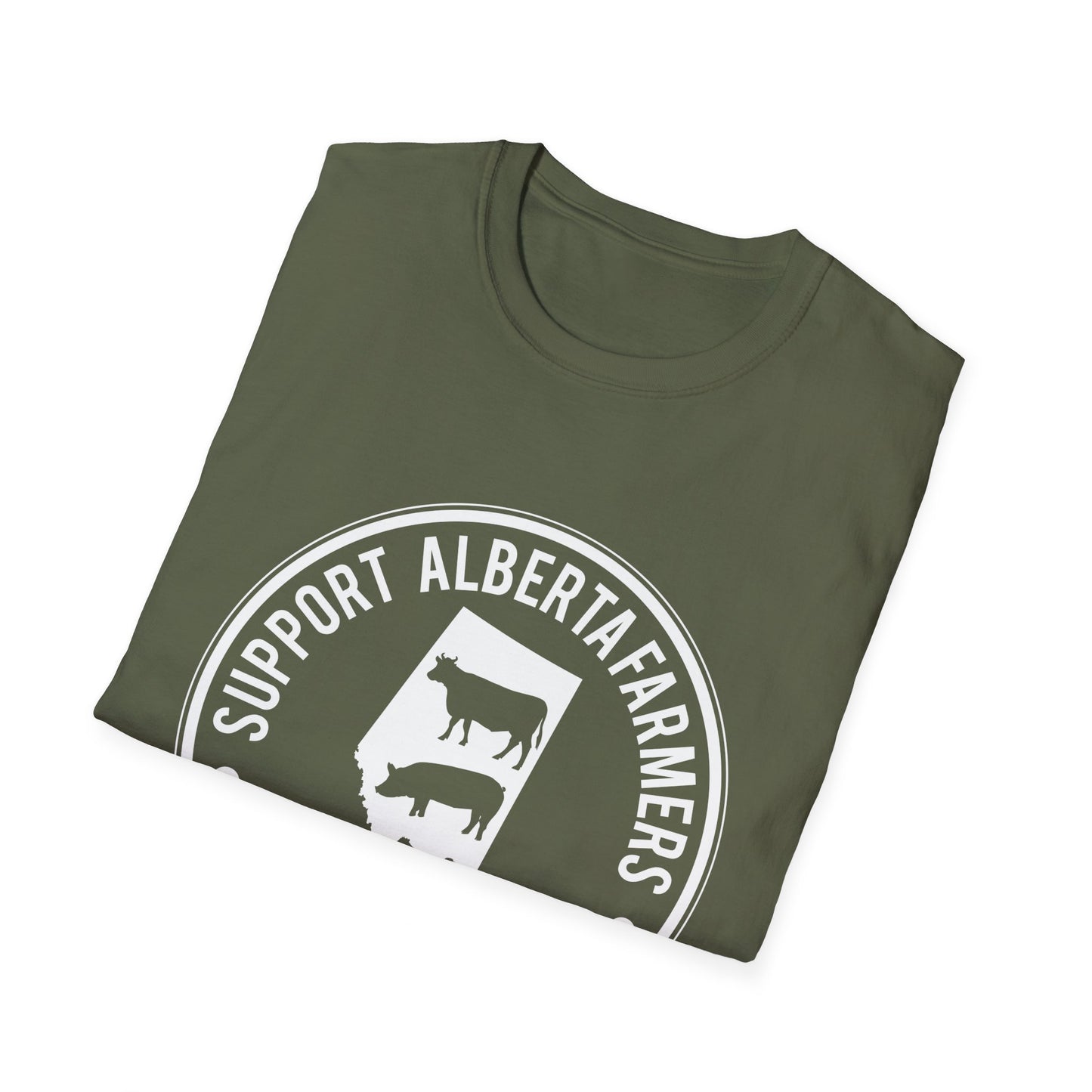 Support Alberta Farmers Unisex Softstyle T-Shirt